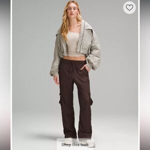 Dance Studio Relaxed Fit Lululemon cargo pants- Espresso M